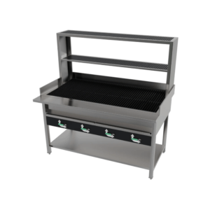 Char Boiler Grill Under One Shelf